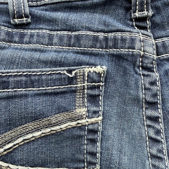 Ariat Real Denim Ivy Thick Stitch Straight Leg Jeans Women's 31L 31 Long Tall - Picture 9 of 11